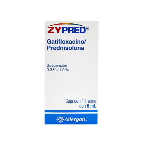 ZYPRED 0.3% ml suspension oftálmica con 6ml