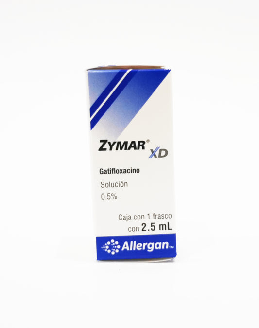 ZYMAR XD 0.5% Solución Oftálmica estéril con 2.5 ml