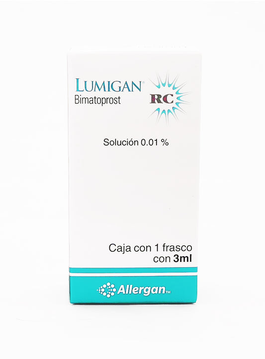 LUMIGAN RC 0.01% solución Oftálmica 3 ml
