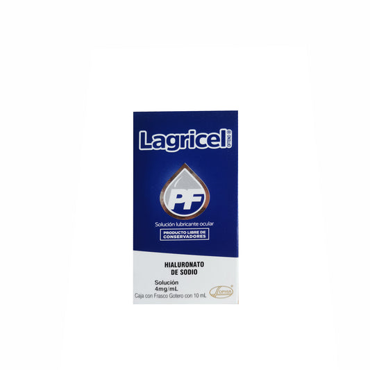 LAGRICEL ofteno PF 4 mg/mL solución lubricante ocular 10 ml