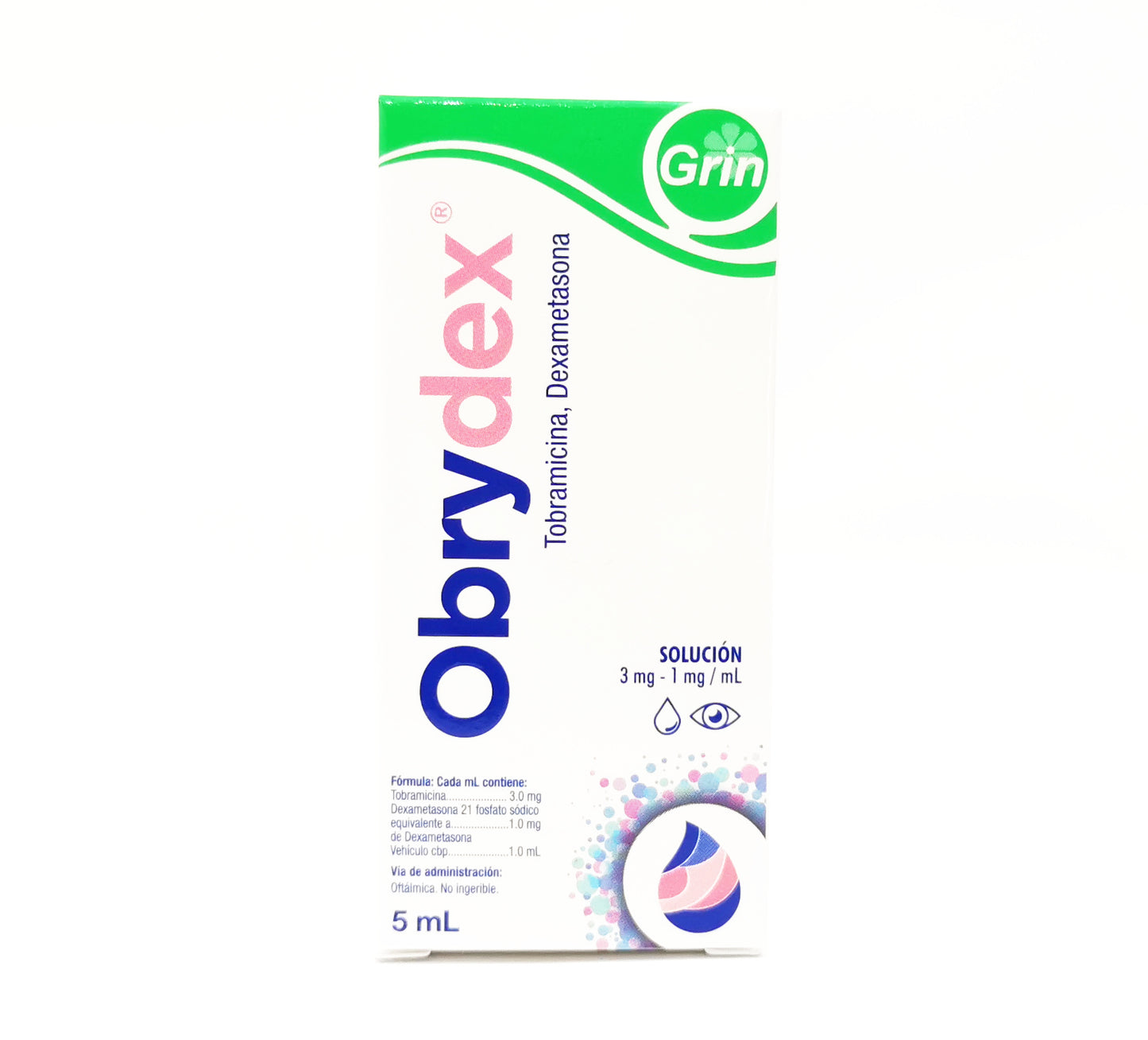 OBRYDEX solución oftálmica 3mg/ml