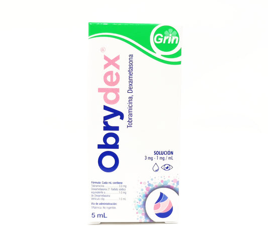 OBRYDEX solución oftálmica 3mg/ml