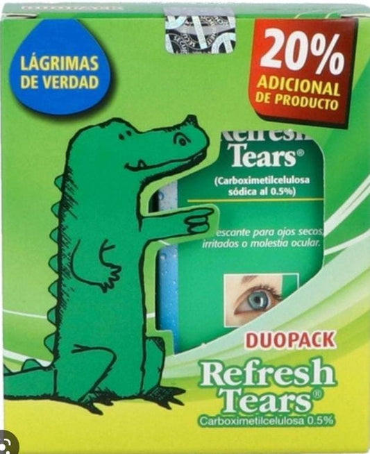 REFRESH TEARS TWINPACK 0.5% Solución Oftálmica con 15ml